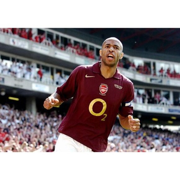 Henry Arsenal 2005 2006 HIGHBURY LAST GAME Home Soccer Jersey Shirt L - Picture 11 of 11